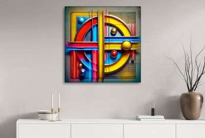 MikoArt-Liquid Gloss®-02/Series-80x80cm-0256