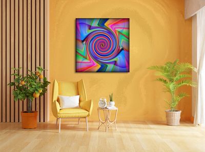 MikoArt-Liquid Gloss®-01/Series-80x80cm-0036