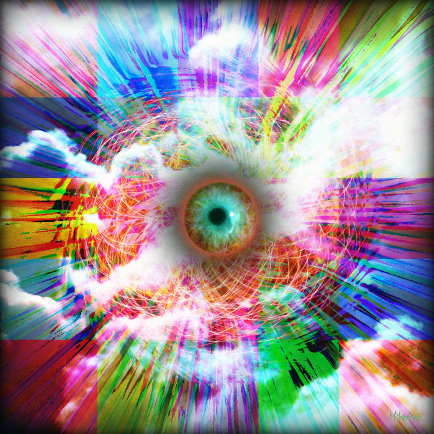 MikoArt-Liquid Gloss®-01/Series-80x80cm-0038