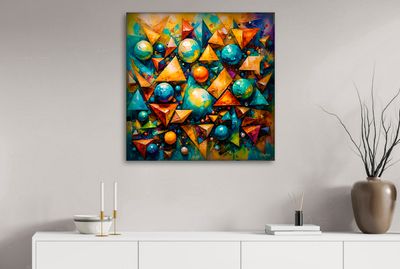MikoArt-Liquid Gloss®-03/Series-80x80cm-0305