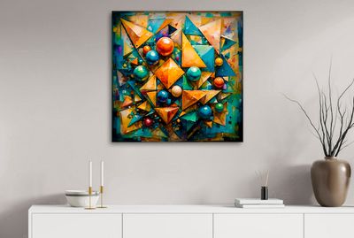 MikoArt-Liquid Gloss®-03/Series-80x80cm-0308