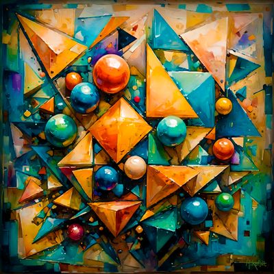 MikoArt-Liquid Gloss®-03/Series-80x80cm-0308