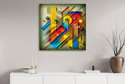 MikoArt-Liquid Gloss®-02/Series-80x80cm-0282