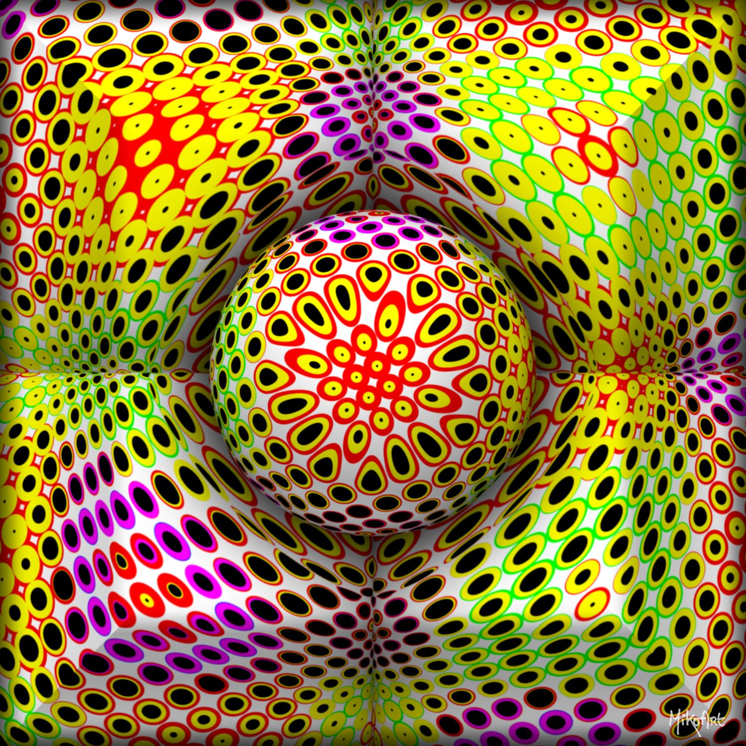 MikoArt-Liquid Gloss®-01/Series-80x80cm-0058