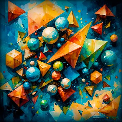 MikoArt-Liquid Gloss®-03/Series-80x80cm-0310