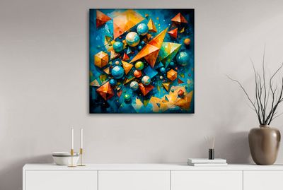 MikoArt-Liquid Gloss®-03/Series-80x80cm-0310