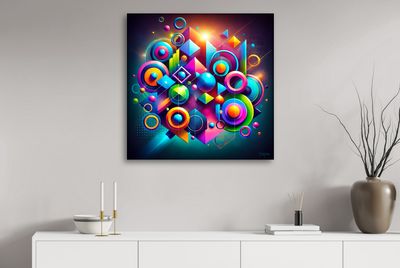 MikoArt-Liquid Gloss®-05/Series-80x80cm-0342