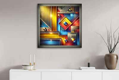 MikoArt-Liquid Gloss®-02/Series-80x80cm-0287