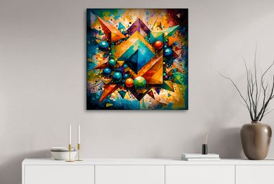 MikoArt-Liquid Gloss®-03/Series-80x80cm-0312
