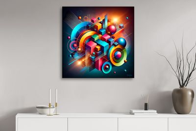 MikoArt-Liquid Gloss®-05/Series-80x80cm-0343