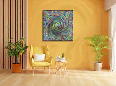 MikoArt-Liquid Gloss®-01/Series-80x80cm-0089