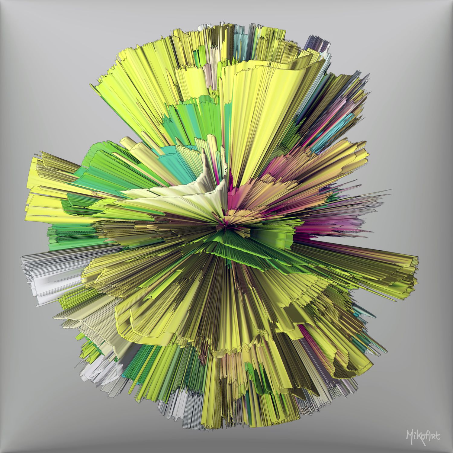 MikoArt-Liquid Gloss®-01/Series-80x80cm-0090