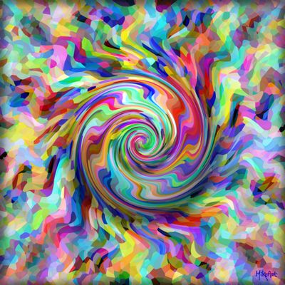 MikoArt-Liquid Gloss®-01/Series-80x80cm-0093