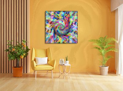 MikoArt-Liquid Gloss®-01/Series-80x80cm-0093