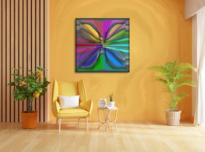 MikoArt-Liquid Gloss®-01/Series-80x80cm-0096