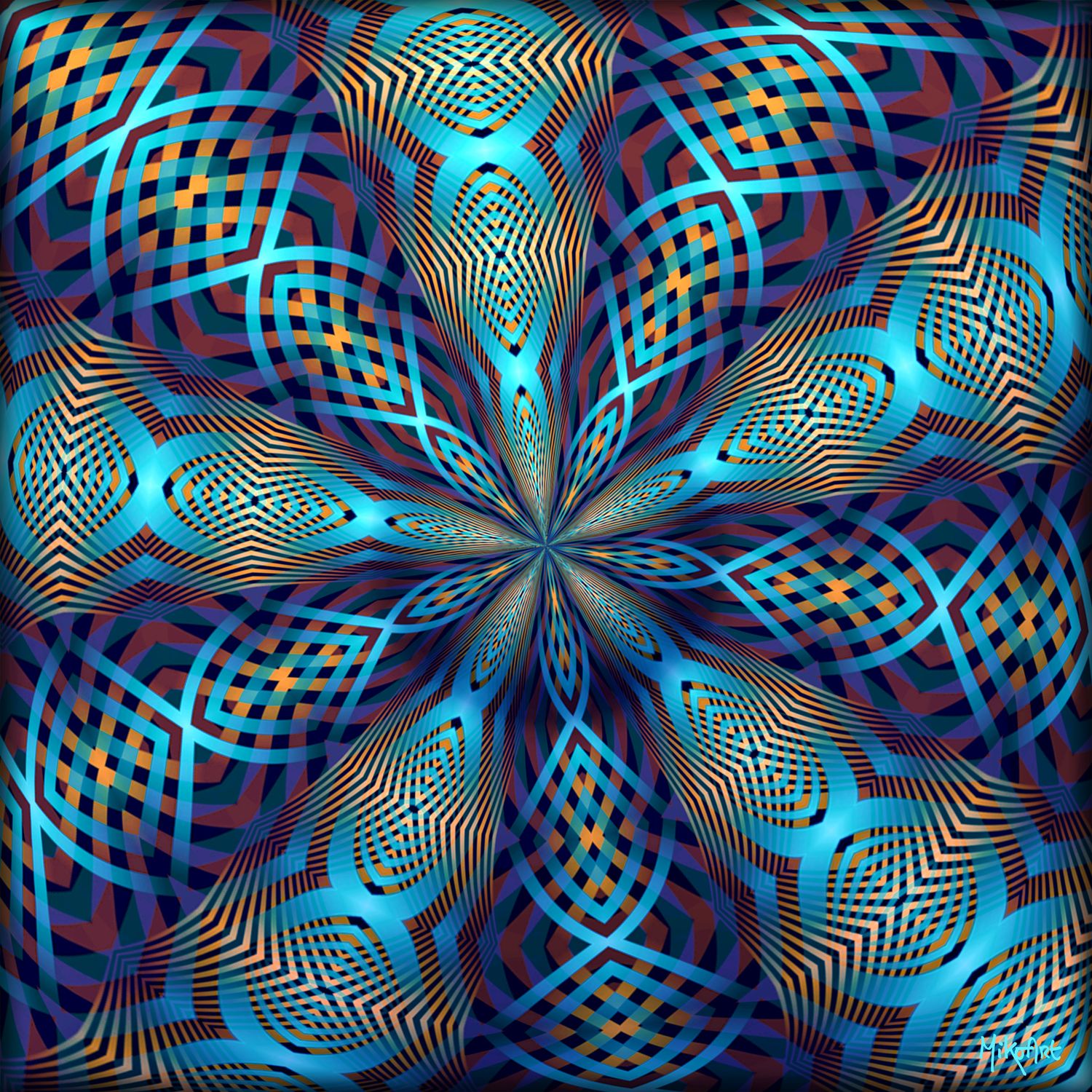 MikoArt-Liquid Gloss®-01/Series-80x80cm-0098