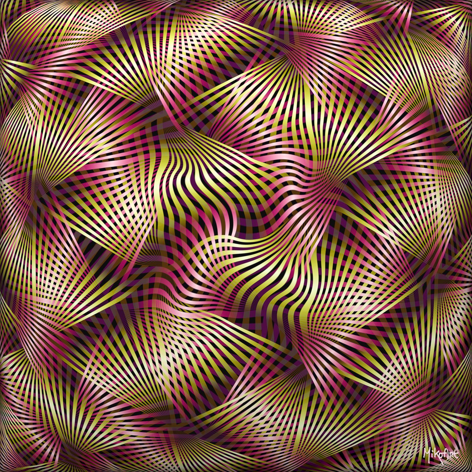 MikoArt-Liquid Gloss®-01/Series-80x80cm-0102