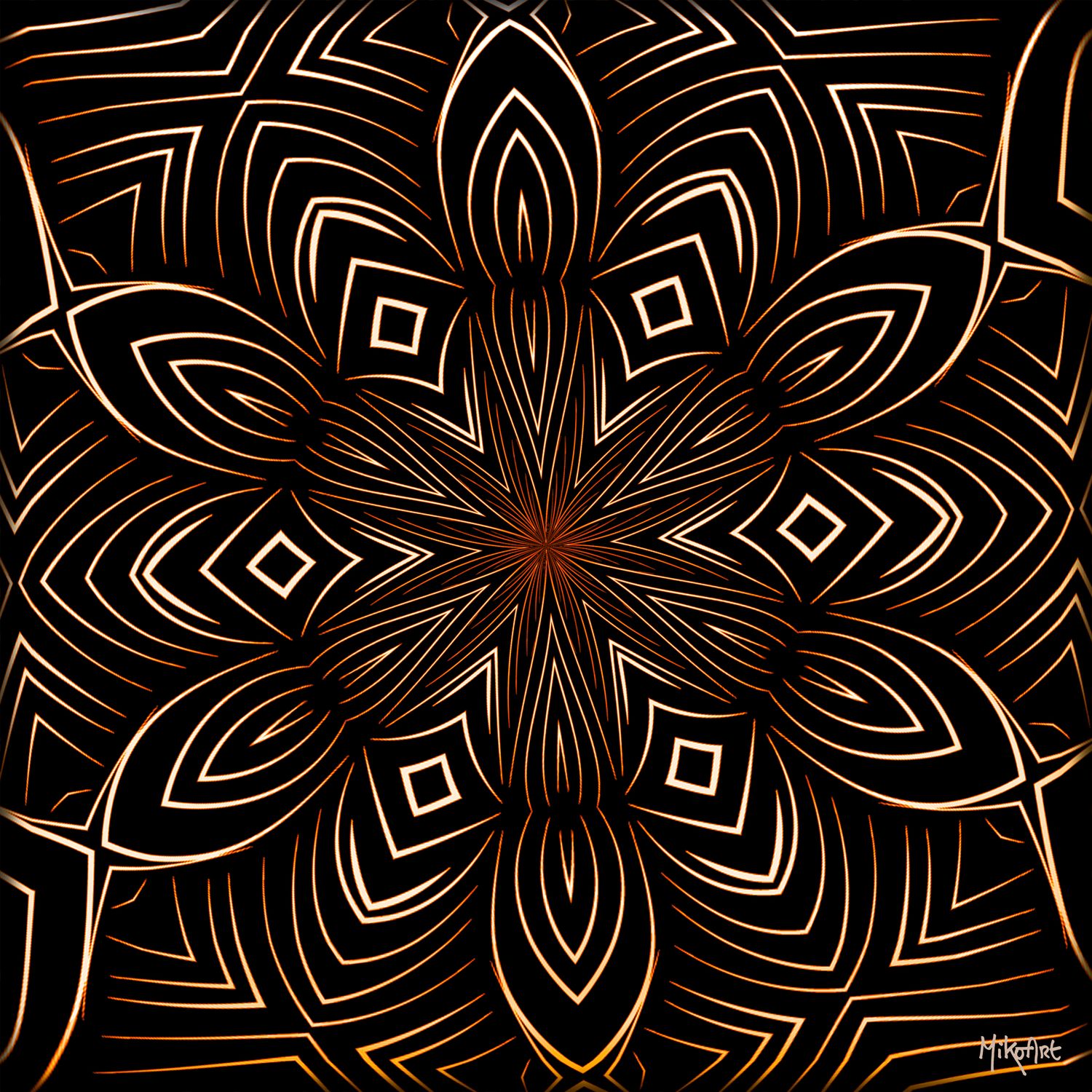 MikoArt-Liquid Gloss®-01/Series-80x80cm-0110