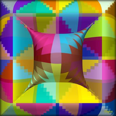 MikoArt-Liquid Gloss®-01/Series-80x80cm-0118