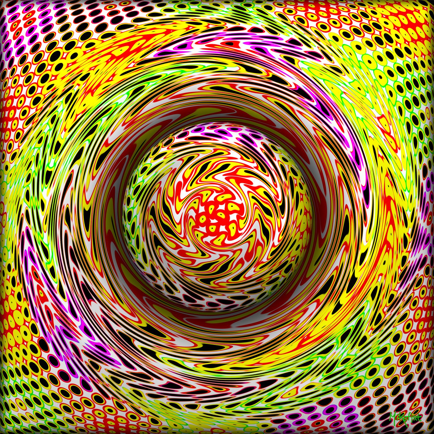 MikoArt-Liquid Gloss®-01/Series-80x80cm-0124