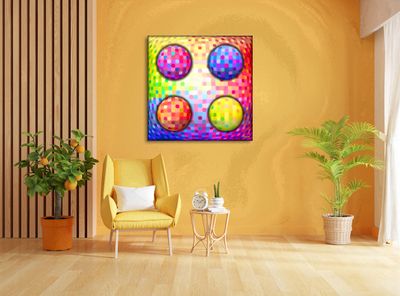 MikoArt-Liquid Gloss®-01/Series-80x80cm-0125