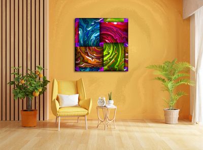 MikoArt-Liquid Gloss®-01/Series-80x80cm-0126