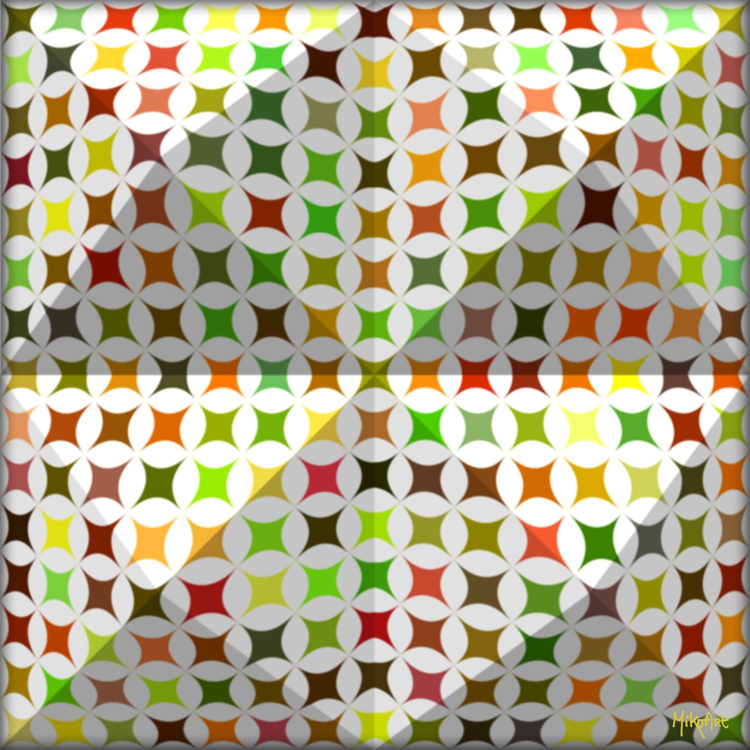 MikoArt-Liquid Gloss®-01/Series-80x80cm-0130