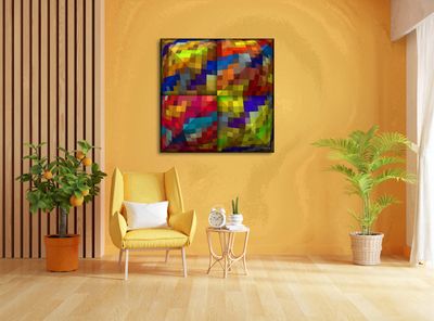 MikoArt-Liquid Gloss®-01/Series-80x80cm-0137