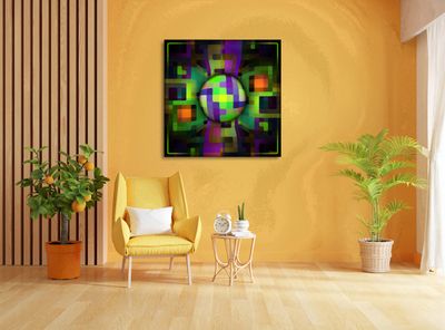 MikoArt-Liquid Gloss®-01/Series-80x80cm-0136
