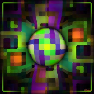 MikoArt-Liquid Gloss®-01/Series-80x80cm-0136