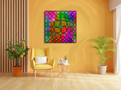 MikoArt-Liquid Gloss®-01/Series-80x80cm-0164