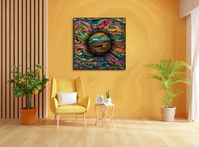 MikoArt-Liquid Gloss®-01/Series-80x80cm-0163