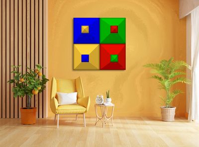 MikoArt-Liquid Gloss®-01/Series-80x80cm-0148
