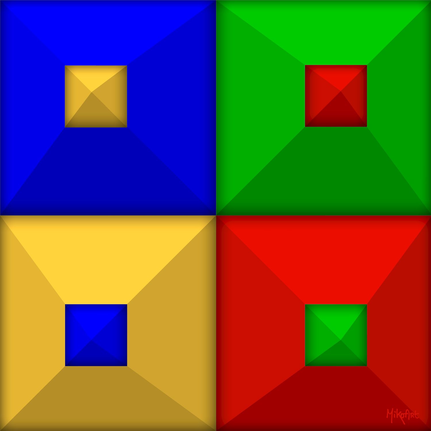 MikoArt-Liquid Gloss®-01/Series-80x80cm-0148