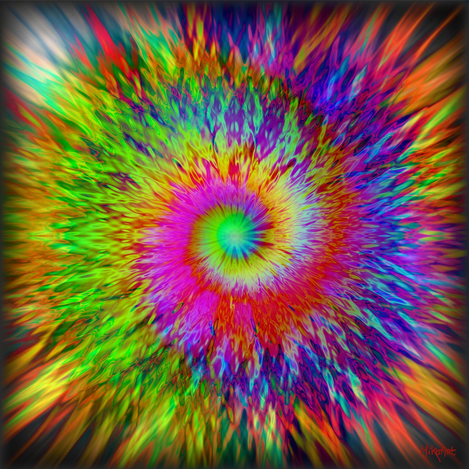 MikoArt-Liquid Gloss®-01/Series-80x80cm-0151