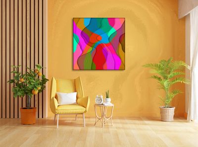 MikoArt-Liquid Gloss®-01/Series-80x80cm-0141