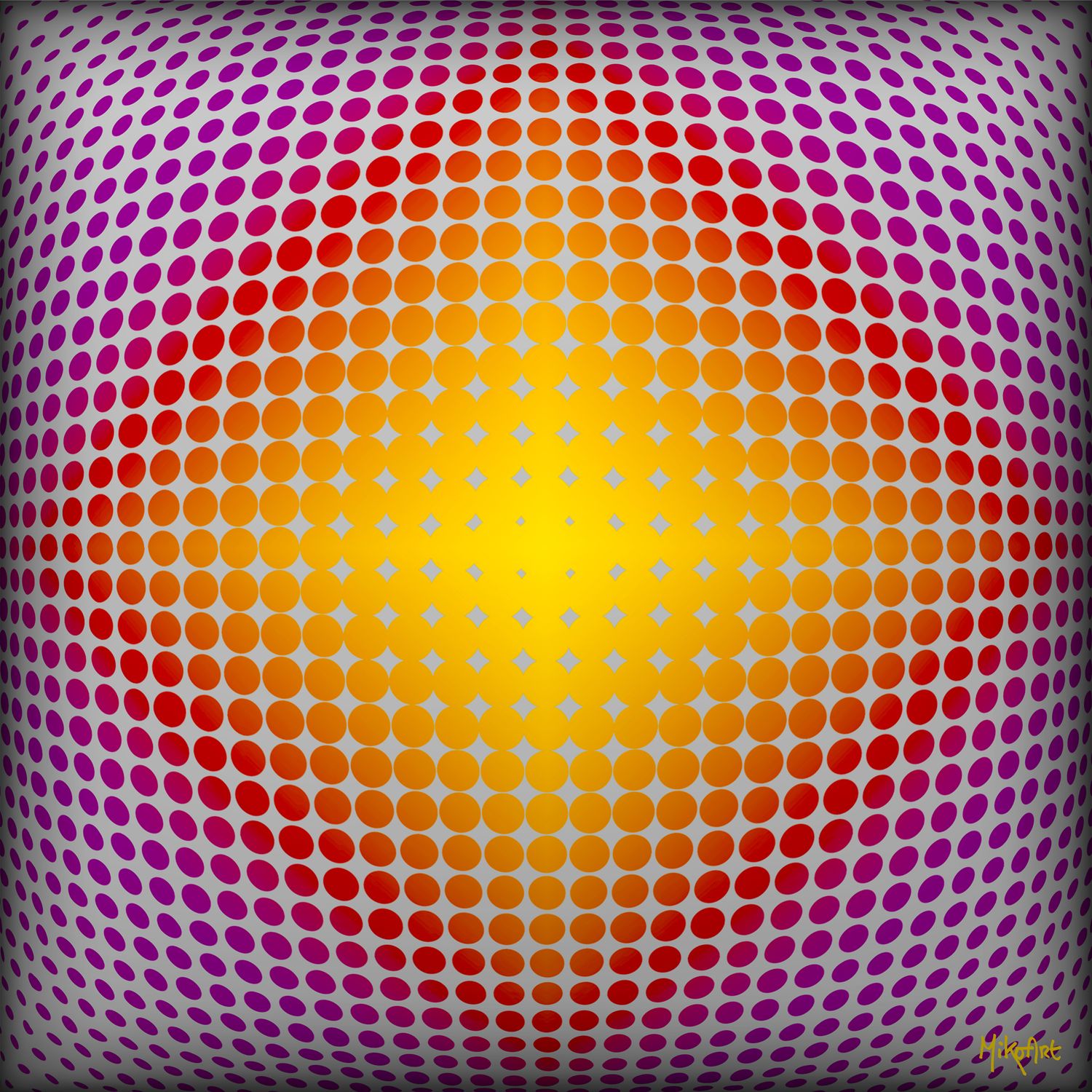 MikoArt-Liquid Gloss®-01/Series-80x80cm-0152