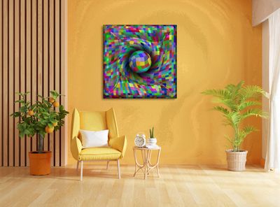 MikoArt-Liquid Gloss®-01/Series-80x80cm-0064