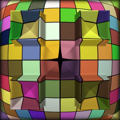 MikoArt-Liquid Gloss®-01/Series-80x80cm-0066