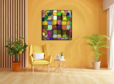 MikoArt-Liquid Gloss®-01/Series-80x80cm-0066
