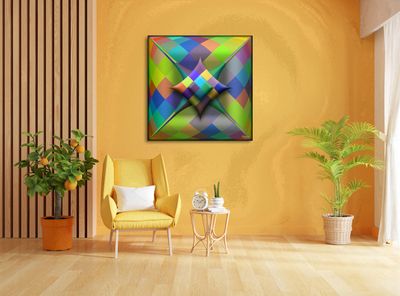 MikoArt-Liquid Gloss®-01/Series-80x80cm-0067