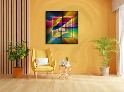 MikoArt-Liquid Gloss®-01/Series-80x80cm-0119