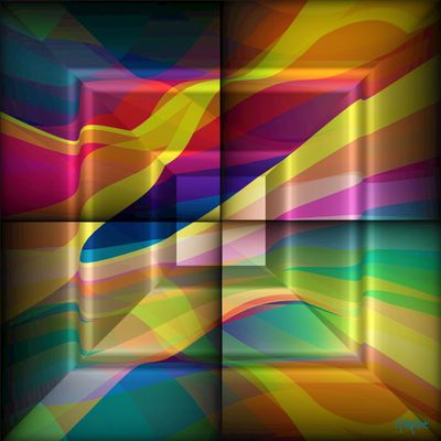 MikoArt-Liquid Gloss®-01/Series-80x80cm-0119