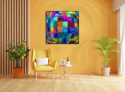 MikoArt-Liquid Gloss®-01/Series-80x80cm-0131