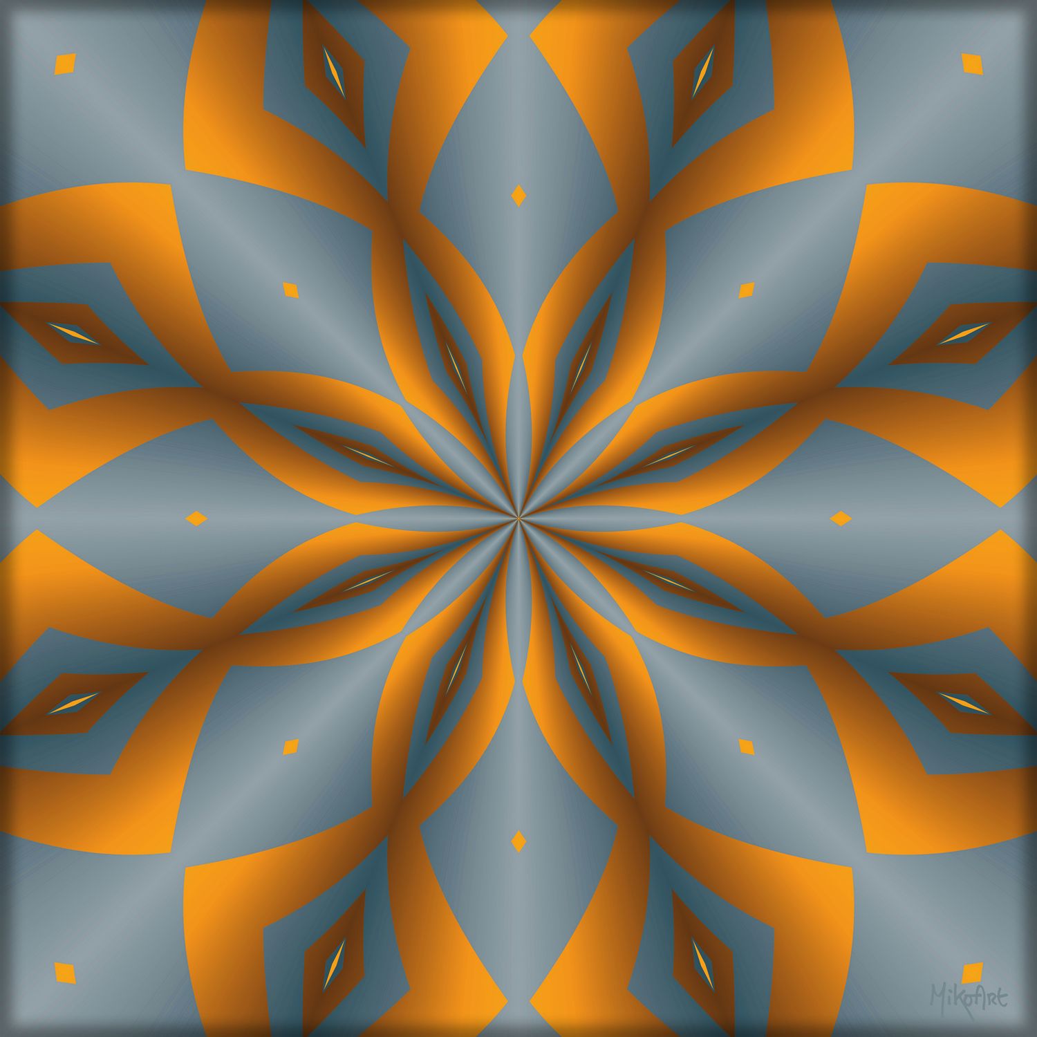 MikoArt-Liquid Gloss®-01/Series-80x80cm-0111