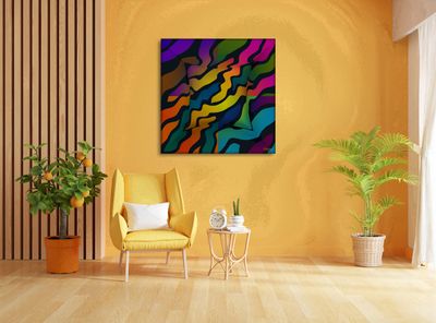 MikoArt-Liquid Gloss®-01/Series-80x80cm-0109