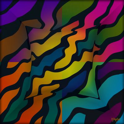 MikoArt-Liquid Gloss®-01/Series-80x80cm-0109