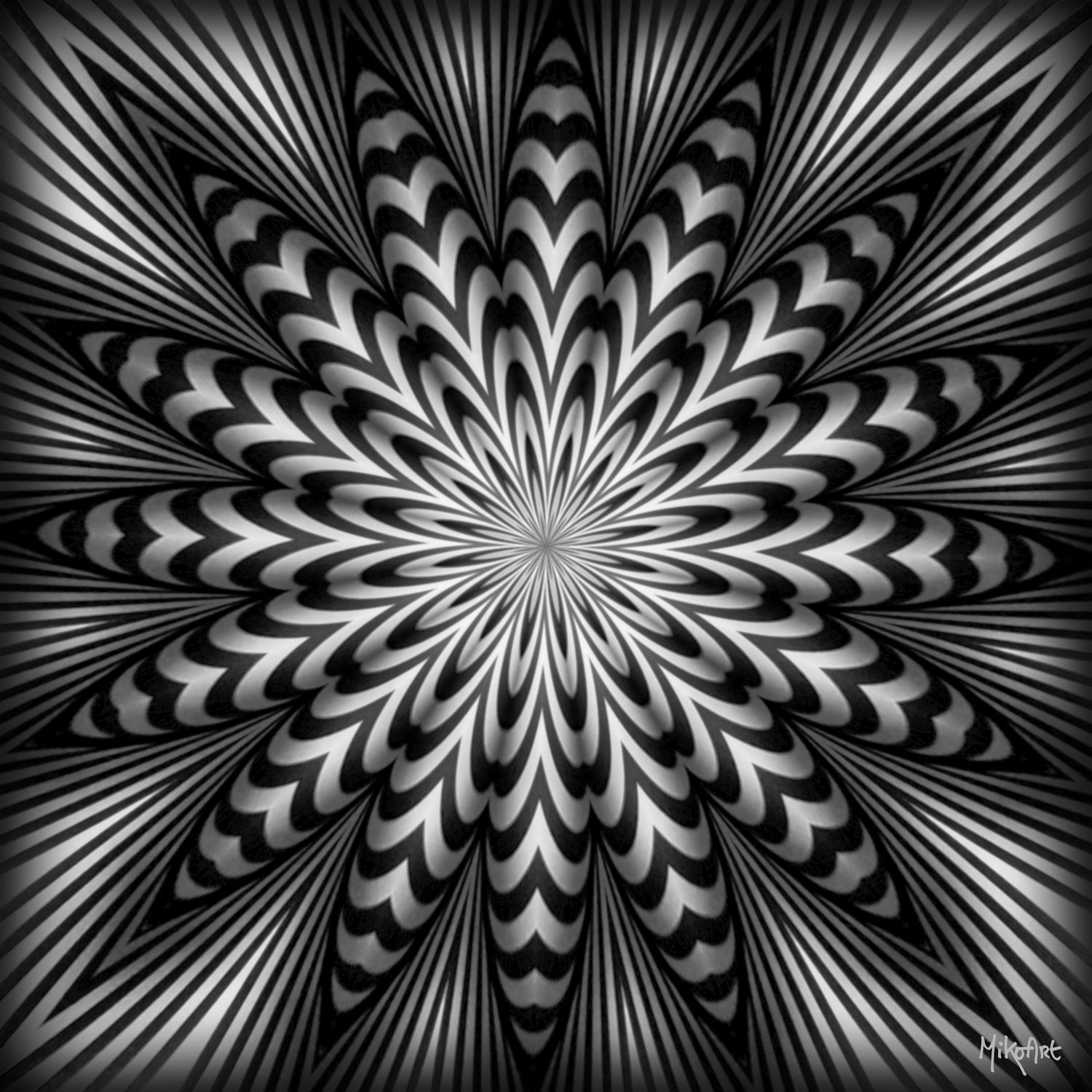 MikoArt-Liquid Gloss®-01/Series-80x80cm-0105