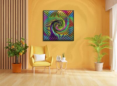 MikoArt-Liquid Gloss®-01/Series-80x80cm-0097