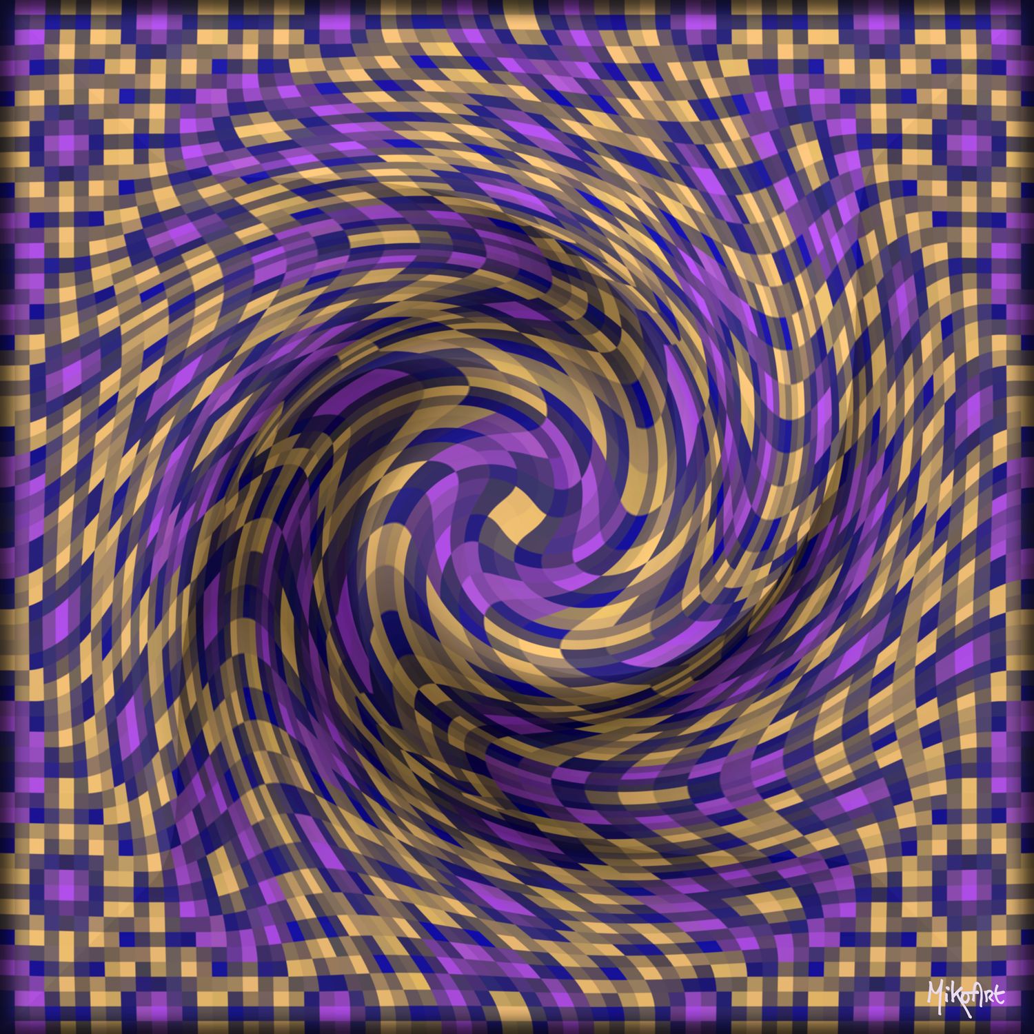 MikoArt-Liquid Gloss®-01/Series-80x80cm-0081